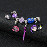 K-Pop Demon Hunters Demon Hunters Enamel Charm Bracelet