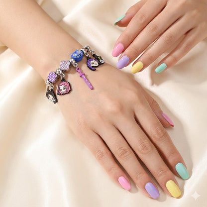 K-Pop Demon Hunters Demon Hunters Enamel Charm Bracelet